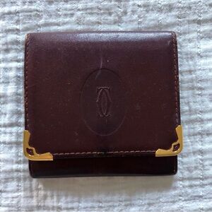 Cartier Must Line Mast De Square Coin Pouch